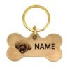 Custom Bone-Shaped Pet ID Tag – Personalized Laser Engraved Pet Name Tag Personalized bone-shaped pet ID tag with laser engraved pet photo and name, custom metal pet identification tag