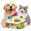 Eco-Friendly Pet Toy Mystery Box for Dogs and Cats Eco-friendly pet toy mystery box with natural toys for pets