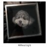 不带灯 Forever Love: Hand-Carved Custom 3D Pet Portrait Art