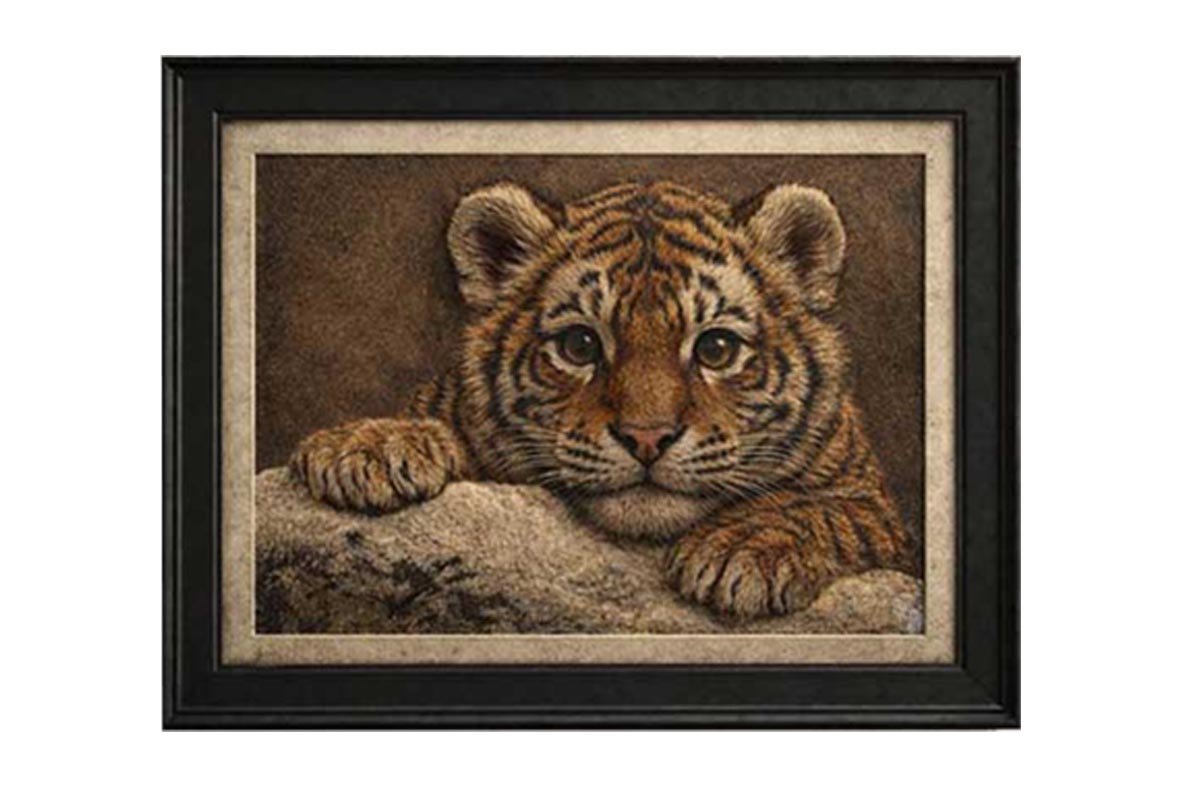 Comparison of new and aged vegetable tanned leather custom pet memorials, showing the natural patina development from light beige to deep mahogany over time